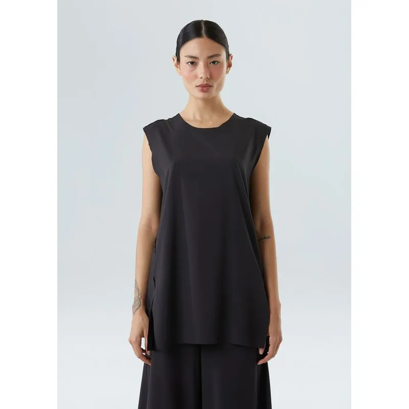Blusa sleeveless superlight - preto - P