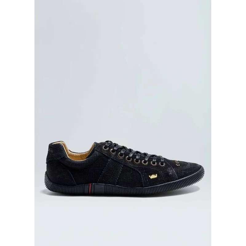 Tênis riva nobuck fine black sole Tenis riva nobuck fine black sole masc - preto - 42