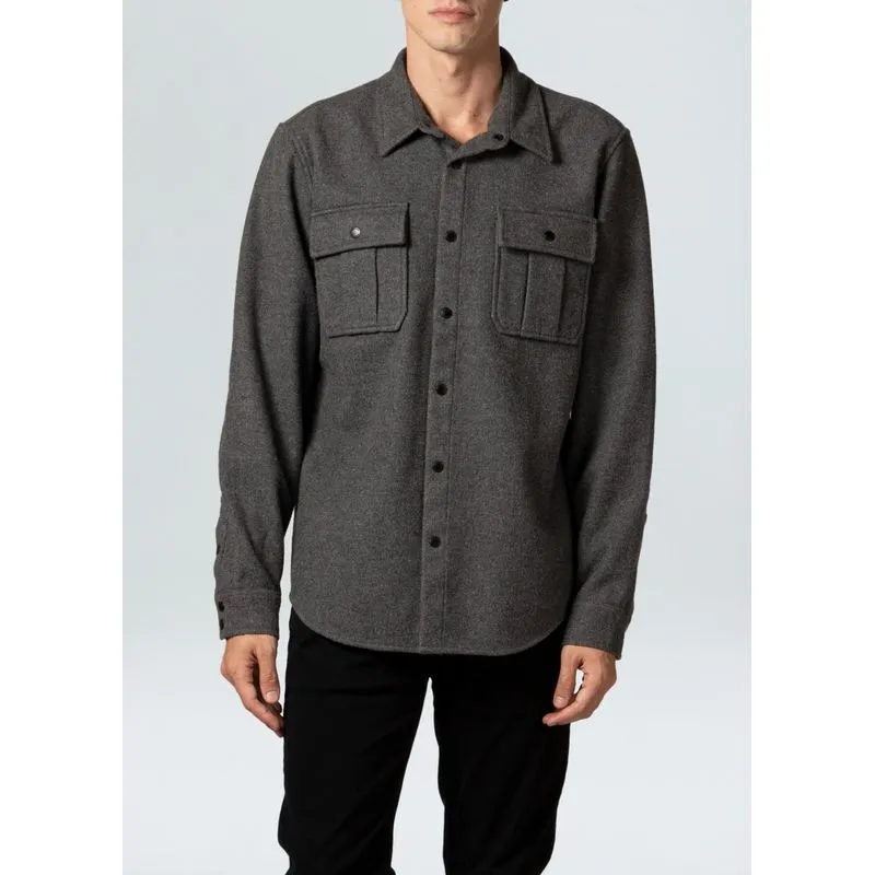 Overshirt mescla Overshirt masculina mescla - cinza - P