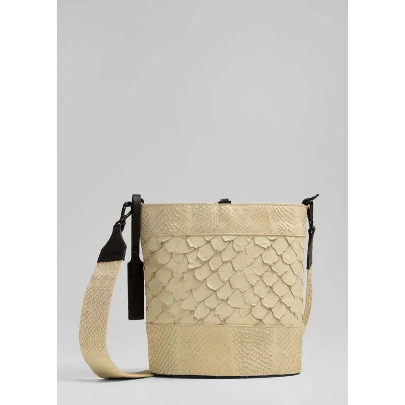 Cajuacu mini bucket bag - off white - UN