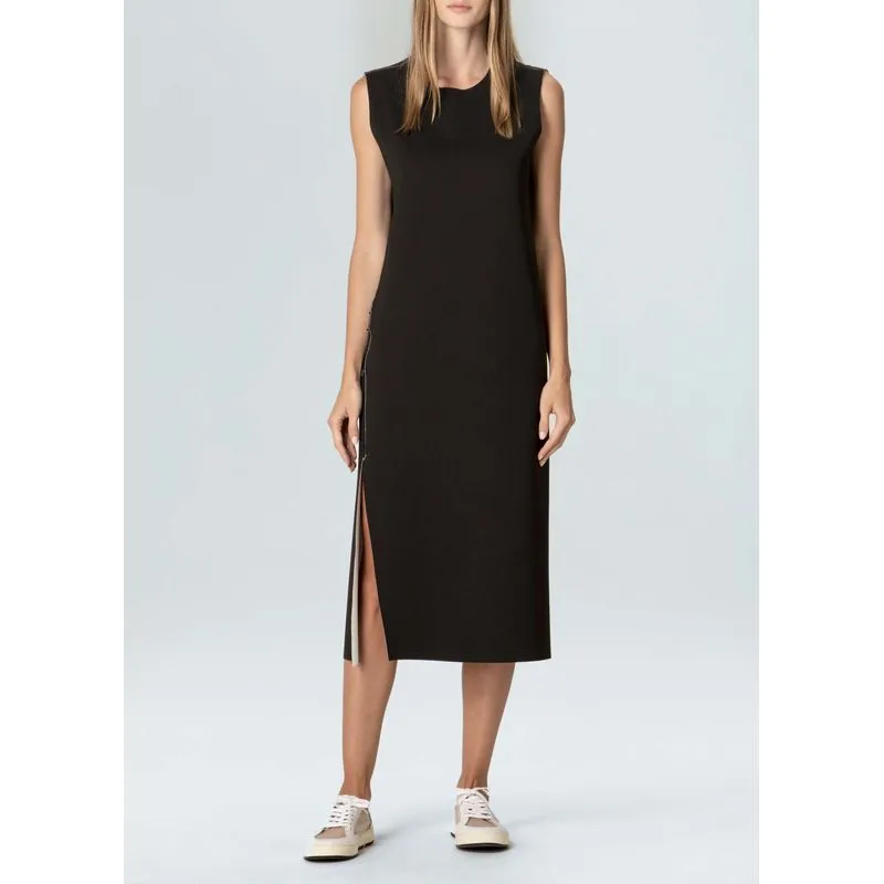 Vestido sleeveless reversible travel - preto - P