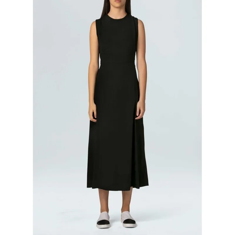 Vestido recorte easy black - preto - M
