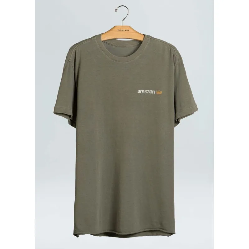 T-shirt strong double amazonia - oliva - M
