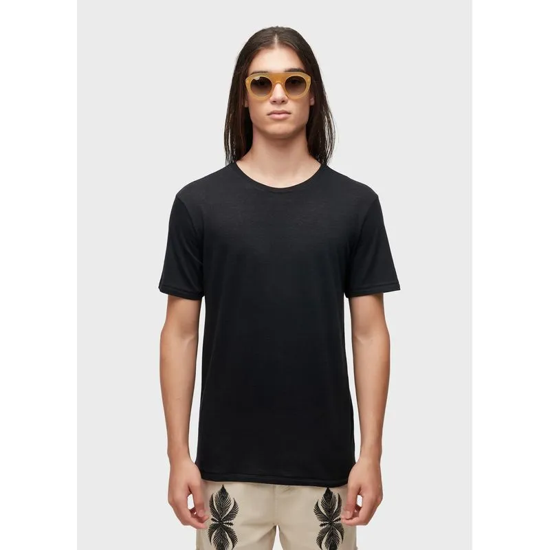 T-shirt light e-basics ii - preto - G