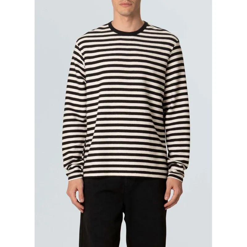 T-shirt eco stripes ml - preto - P