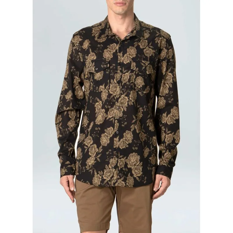 Camisa rosa caqui mini ml - bege - P