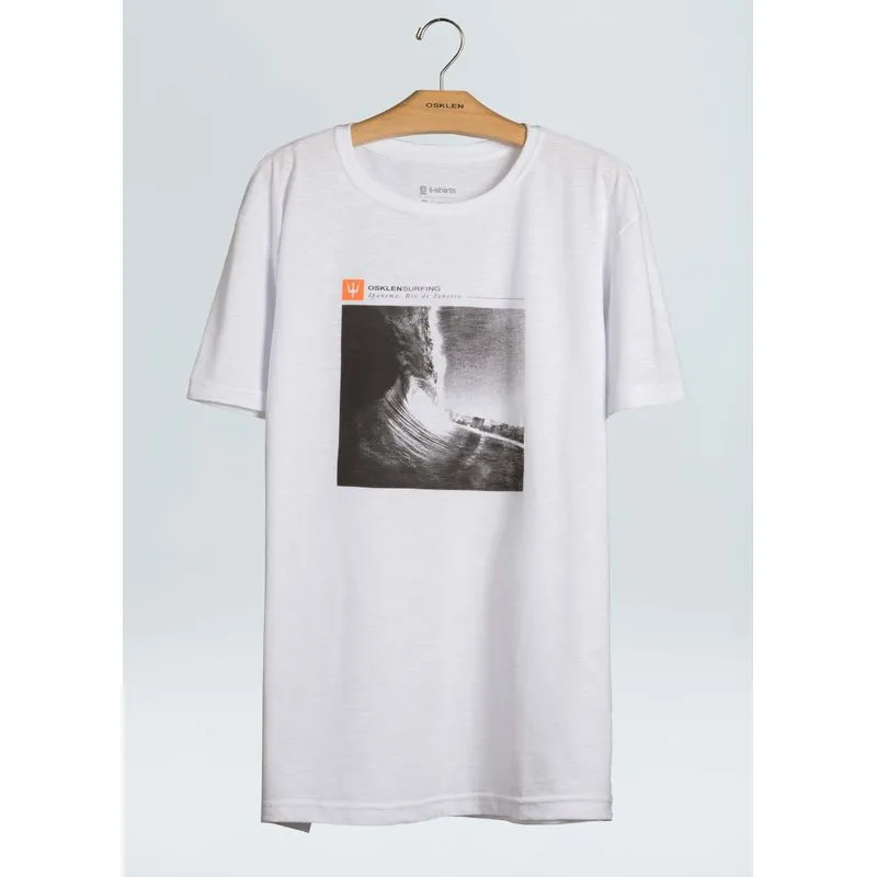 T-shirt organic rough instant - branco - G