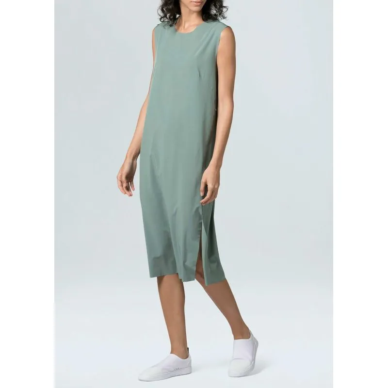 Vestido sleeveless superlight travel - verde - PP