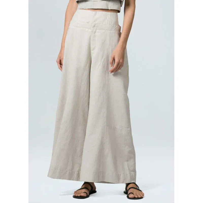 Calça lounge linen Calca lounge linen - natural - 38