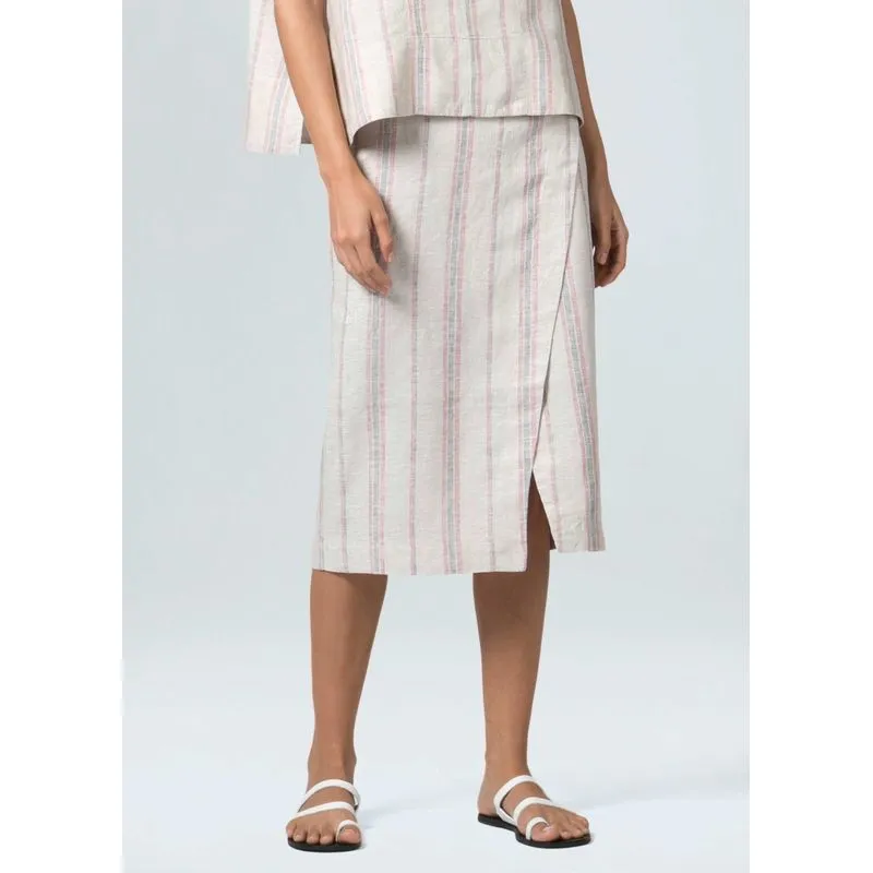 Saia wrap naute stripes - azul - M