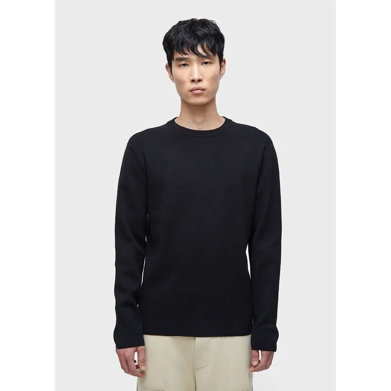 Tricot solid cotton - preto - GG