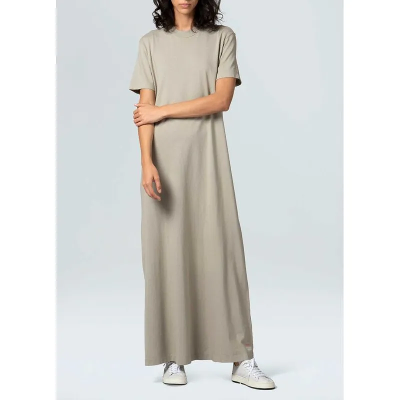 Vestido long e-colors - areia - P