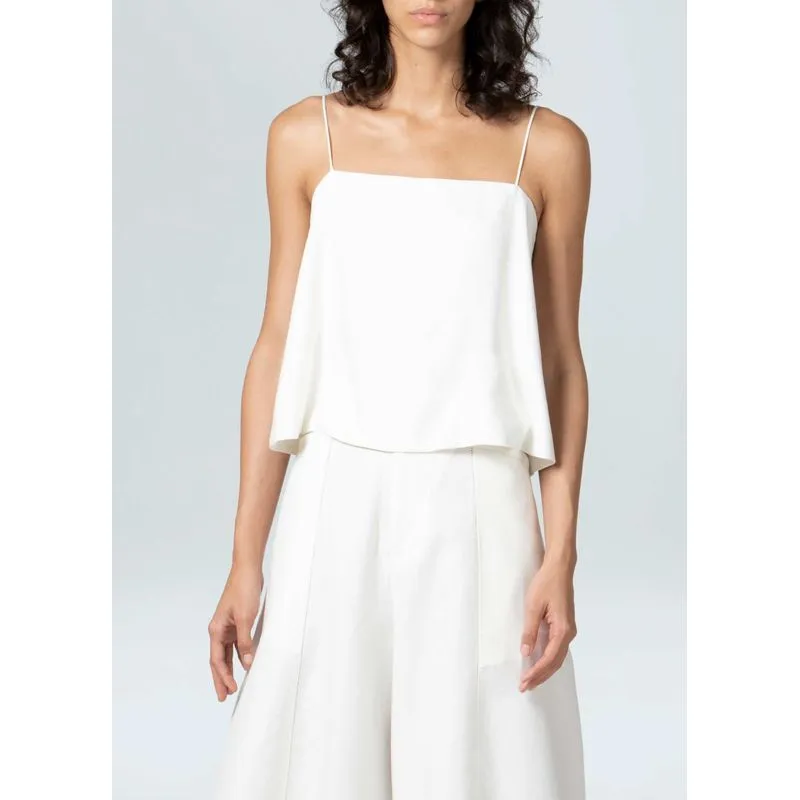 Top lenço linen Top lenco linen - branco - P