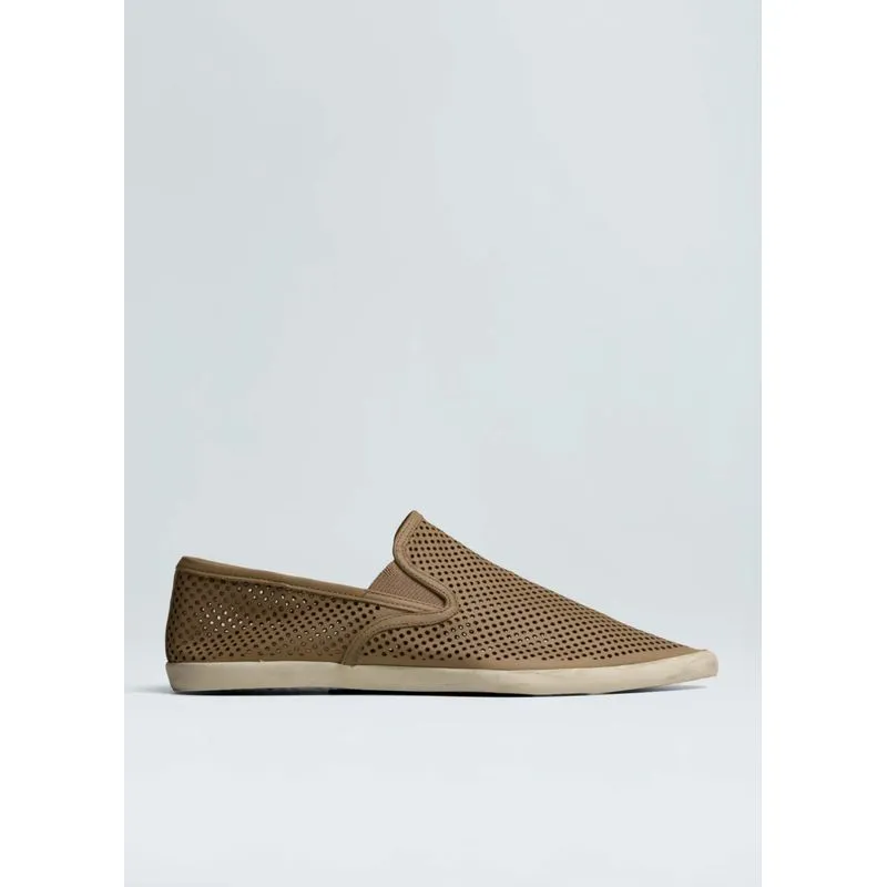 Tênis vidigal slip on microfuros Tenis vidigal slip on microfuros - bege - 36