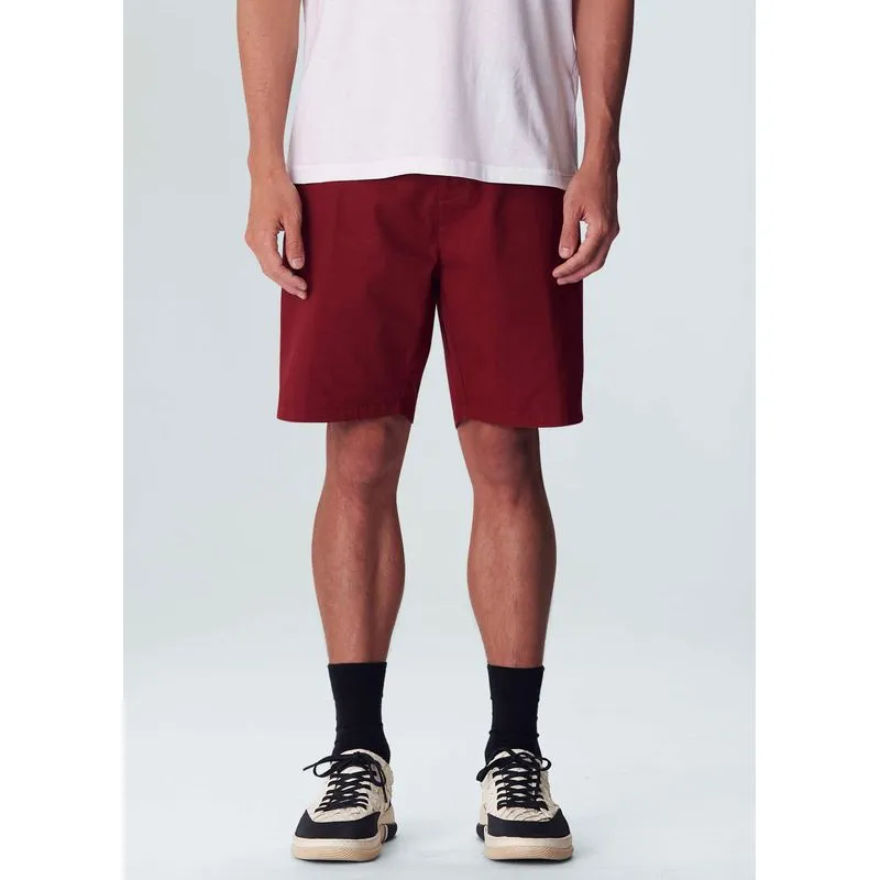 Bermuda alfaiataria cotton blithe - vinho - 46