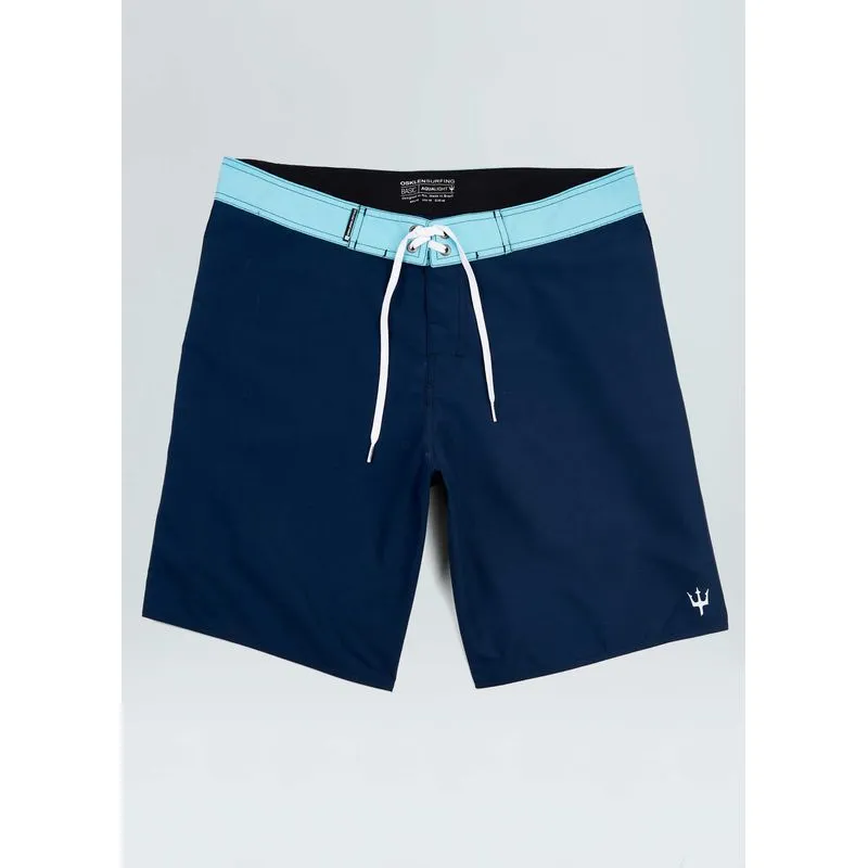 Bermuda surf lisa tridente - azul - 40