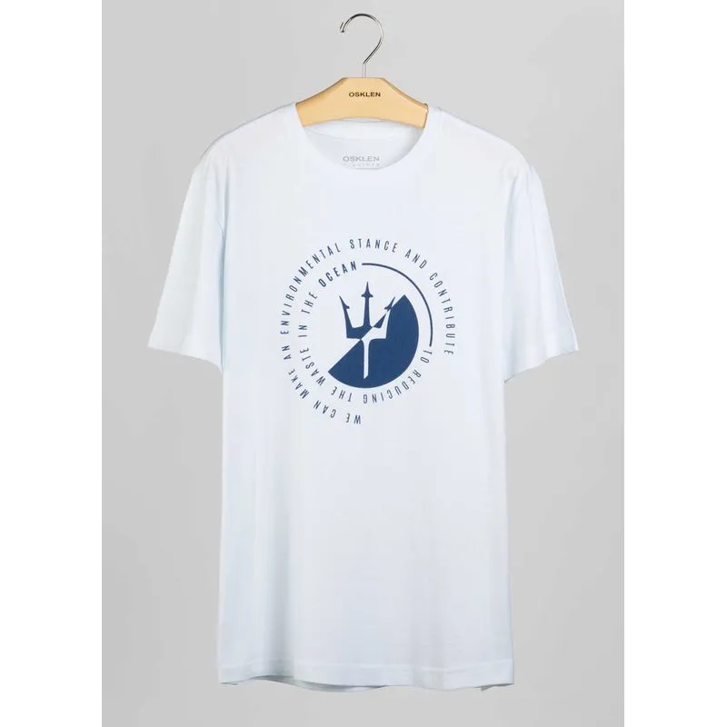 T-shirt light stone environmental stan - branco - M