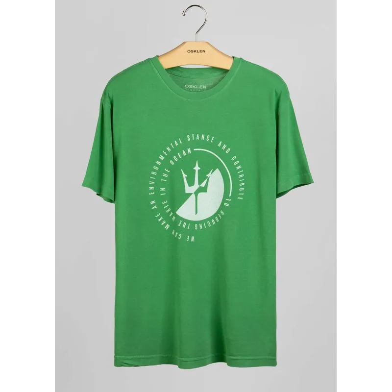 T-shirt light stone environmental stan - verde - P