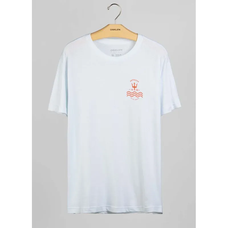 T-shirt light stone surfing symbo T-shirt light stone osklen surfing symbo - branco - GG
