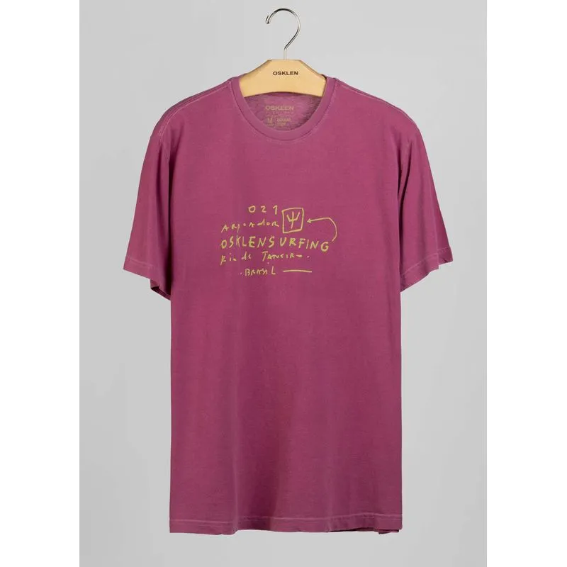 T-shirt light stone surf local - roxo - P