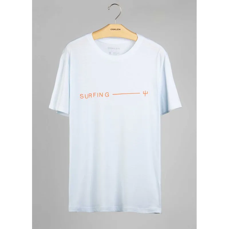 T-shirt light stone surfing - branco - G