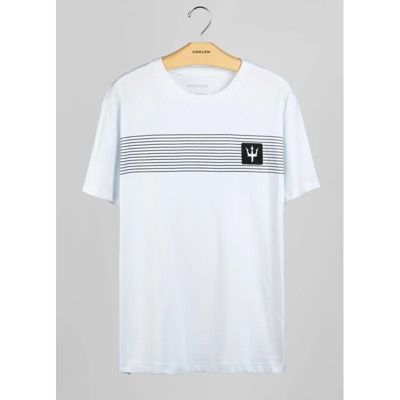 T-shirt light stone carbon fiber - branco - P