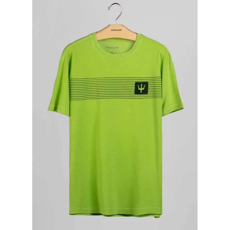 T-shirt light stone carbon fiber - verde - P