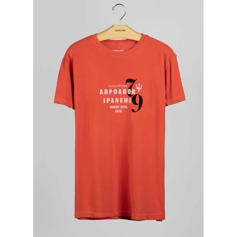 T-shirt light stone surf poster T-shirt stone surf poster - laranja - M