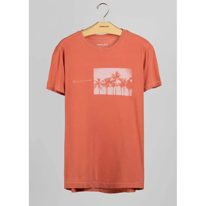 T-shirt stone coqueiros - vermelho - P