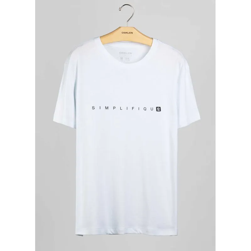 T-shirt stone simplifique - branco - M