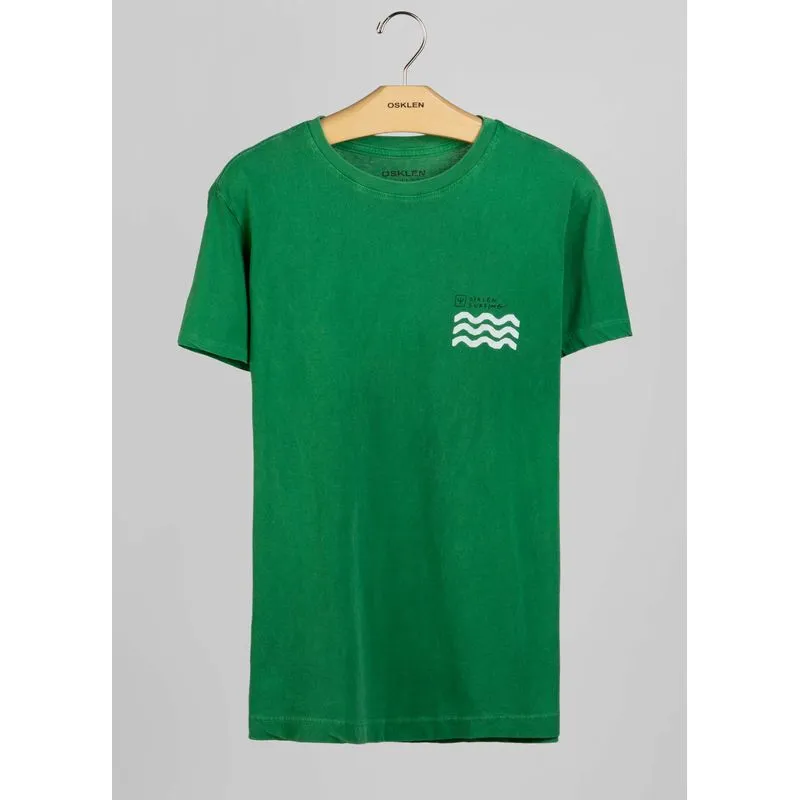 T-shirt stone surfing little waves - verde - P