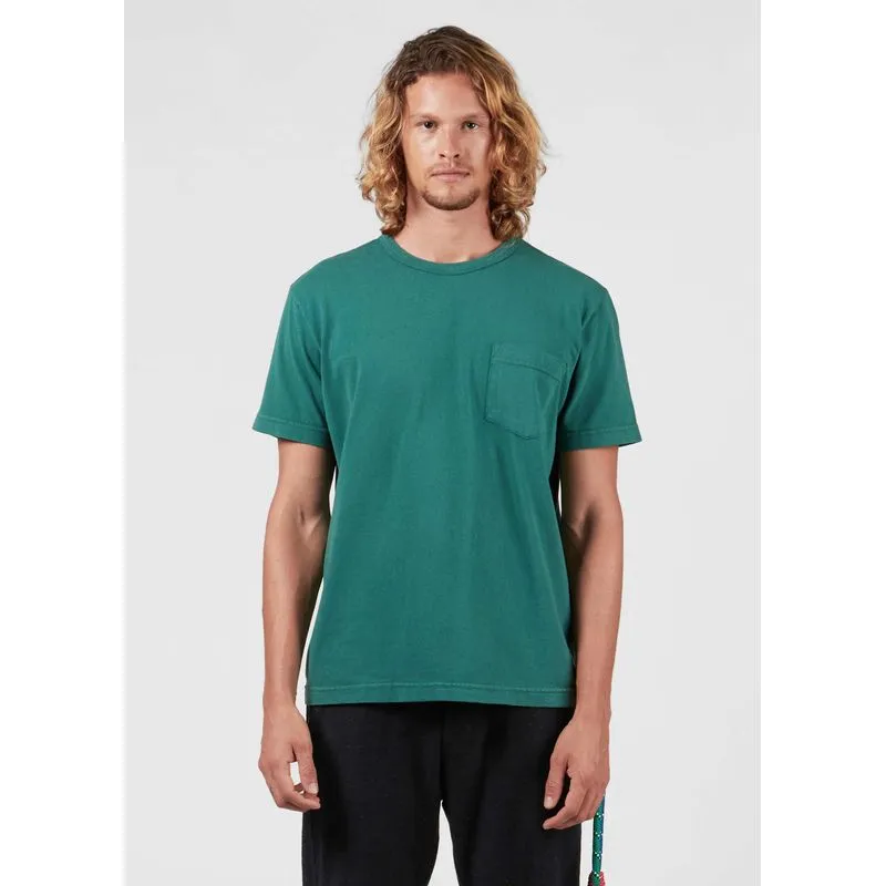 T-shirt pocket recycled cotton - verde - GG