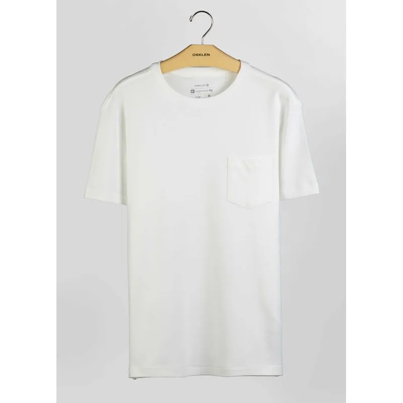 T-shirt suedine black - off white - P