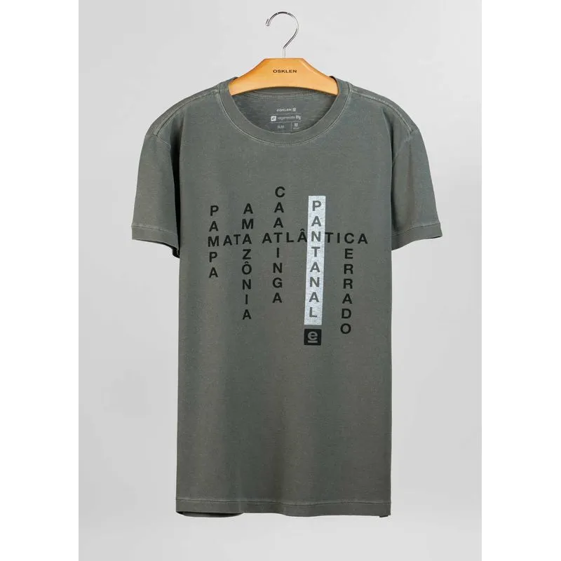 T-shirt cânhamo biomas T-shirt canhamo biomas - verde forest - GG