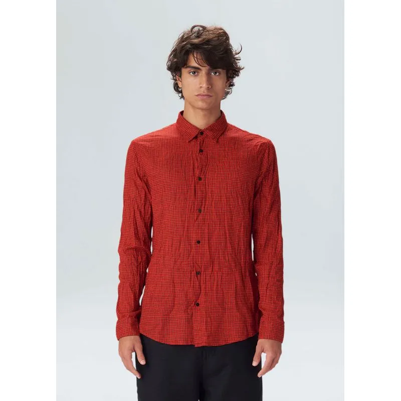 Camisa xadrez fine ml - vermelho - GG