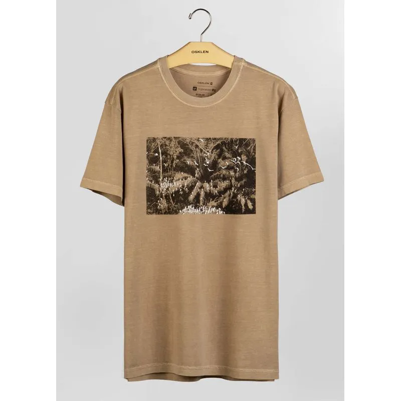 T-shirt stone pantanal paisagem - bege - M