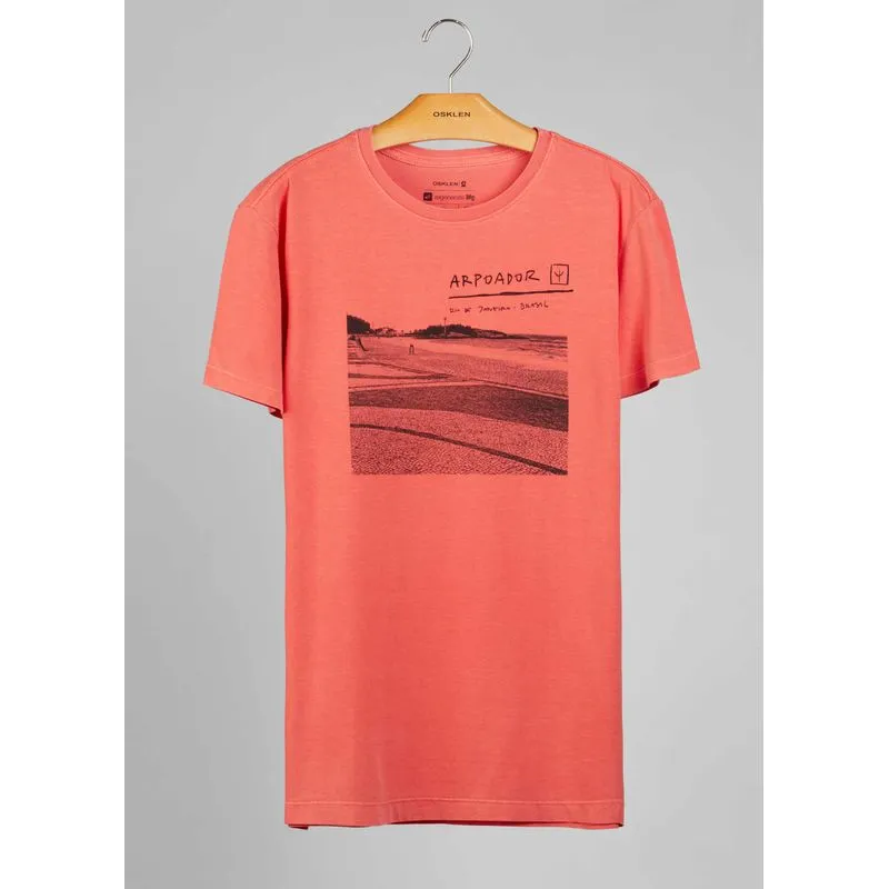 T-shirt stone arpoador - vermelho - P