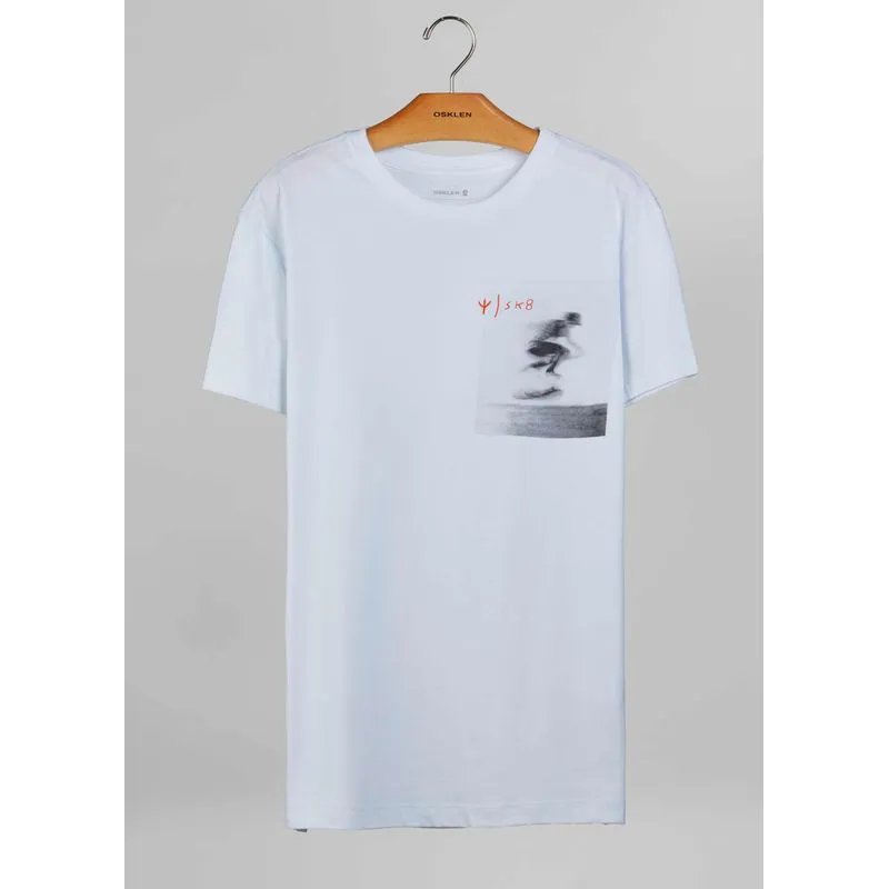 T-shirt stone flip shadow - branco - G