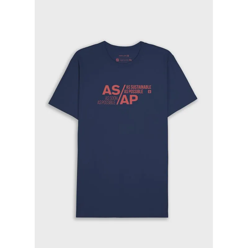 T-shirt vintage asap - azul - GG