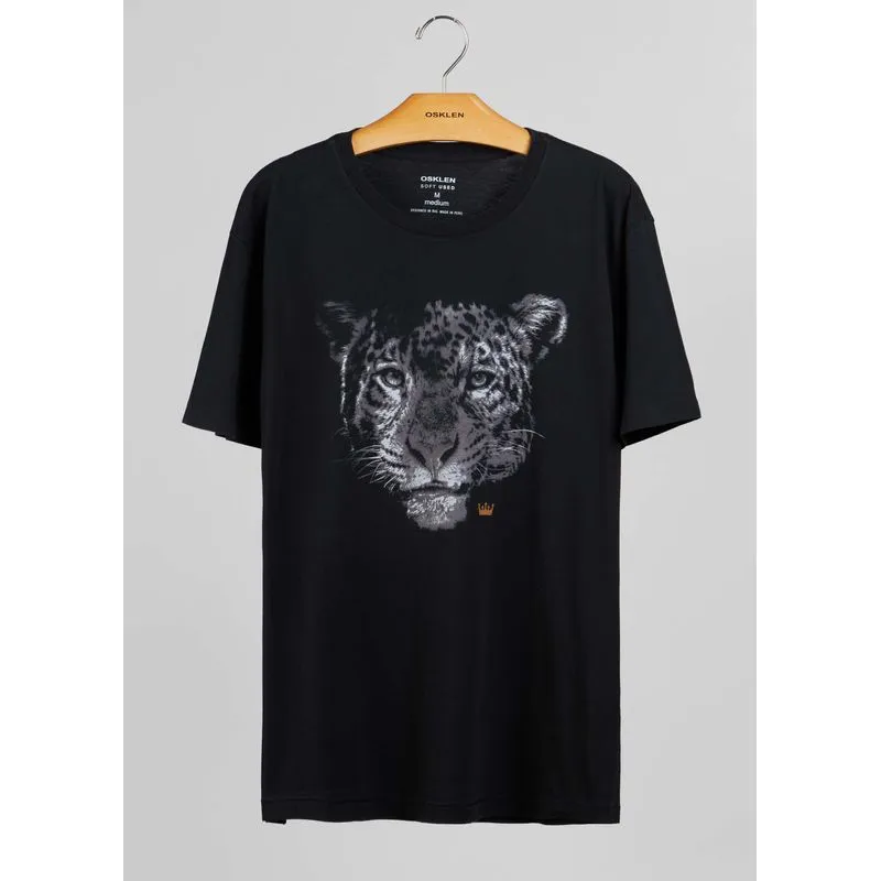 T-shirt soft used teetch - preto - G