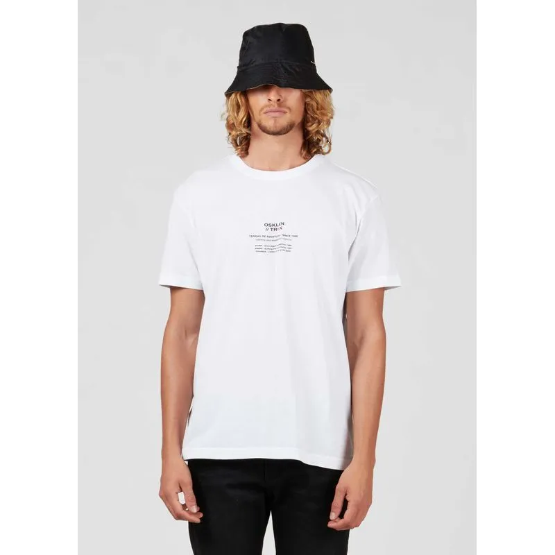 T-shirt stone trkk rocks - branco - GG