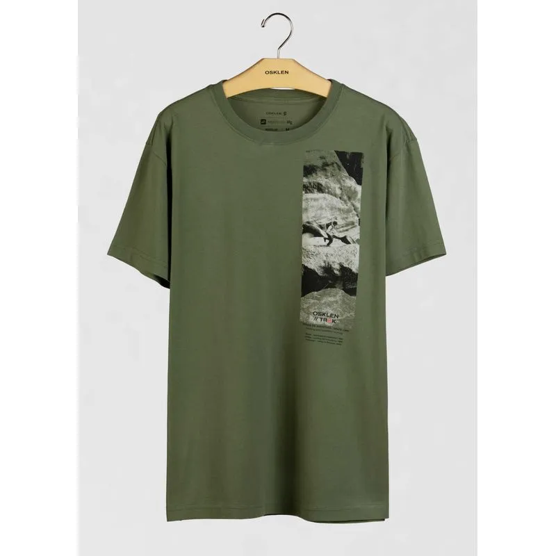 T-shirt vintage trkk rocks front - verde forest - GG