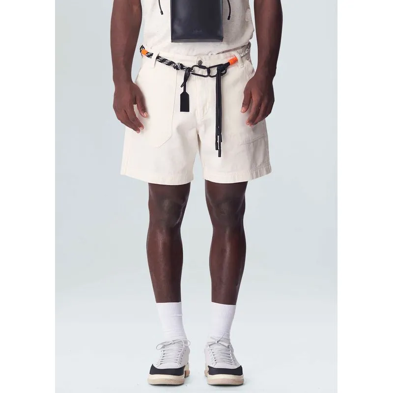 Bermuda raw jeans e - natural - 40