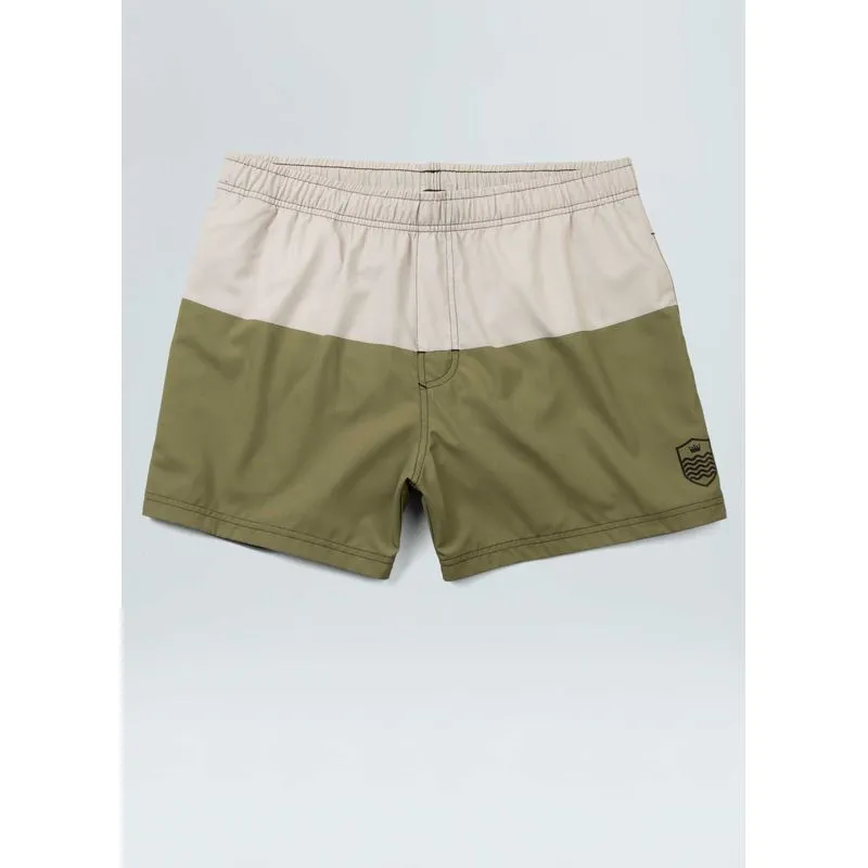 Beach short bicolor brasão Beach short bicolor brasao - off white - M