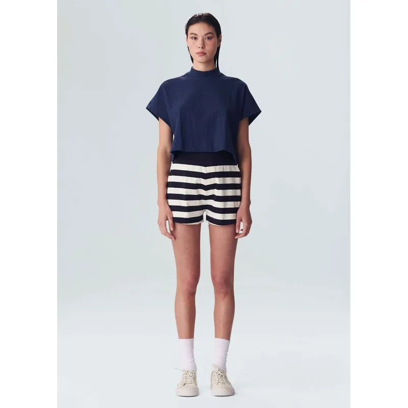 Short tagete stripes Short fem tagete stripes - preto - G