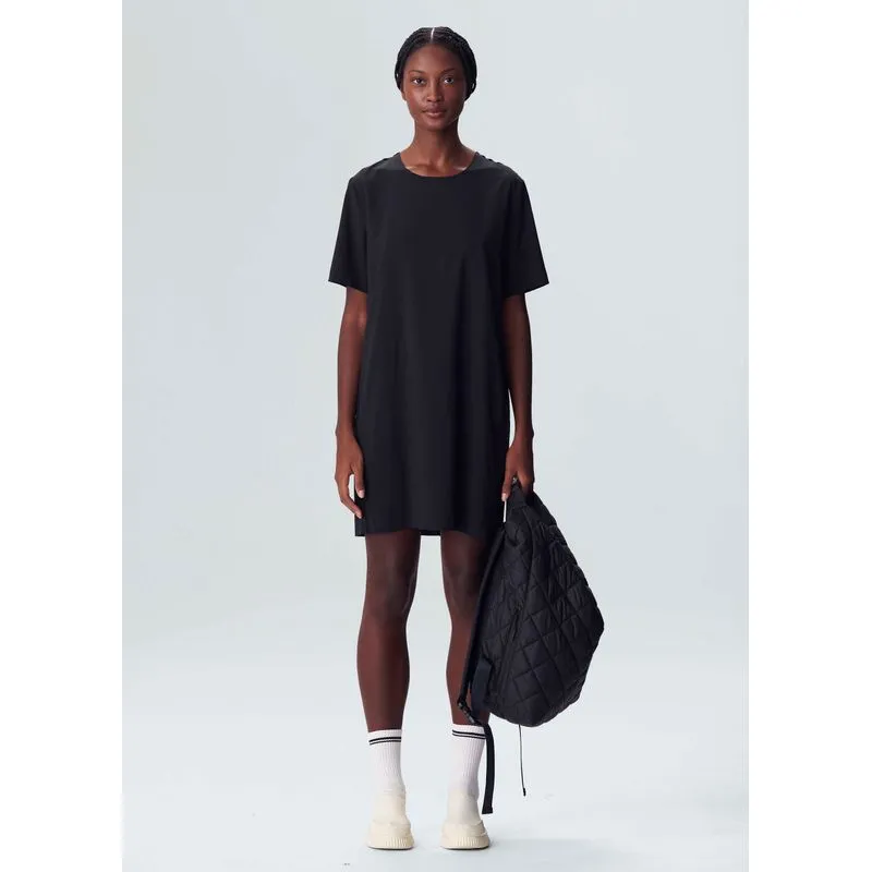 Vestido supelight t-shirt curto - preto - M