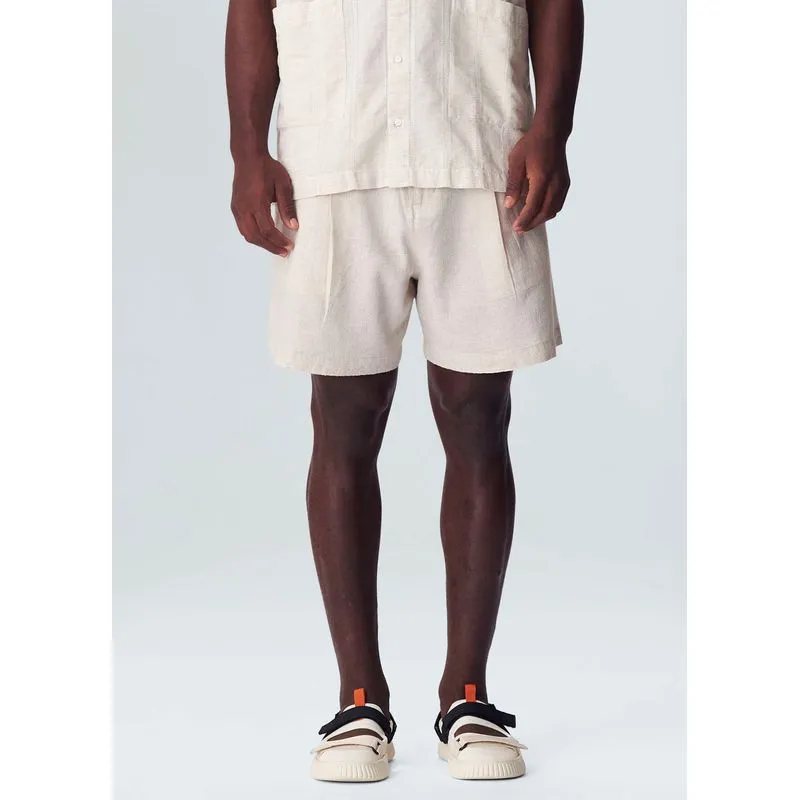 Bermuda woof linen flow - natural - 38
