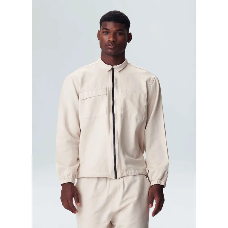 Overcoat eco woven - natural - GG