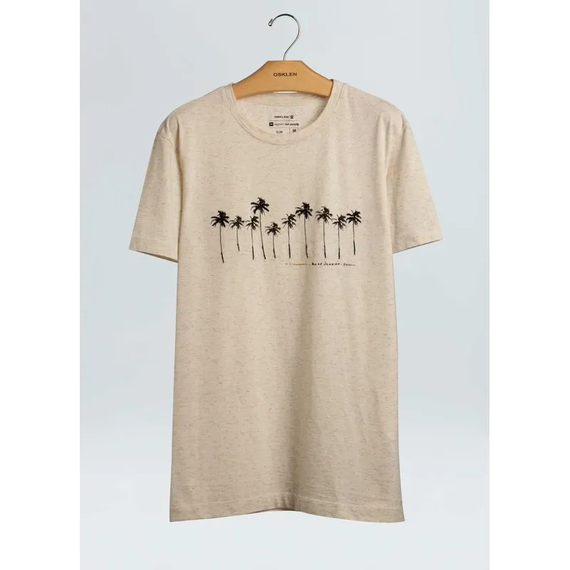 T-shirt juta coqueiros mc - off white - G