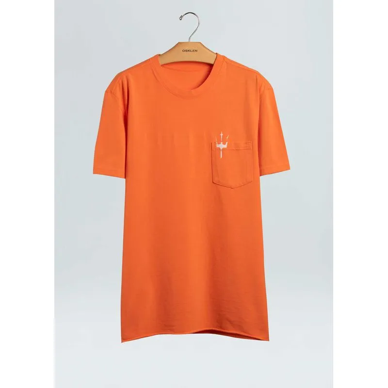 T-shirt double oceans mc - laranja - G